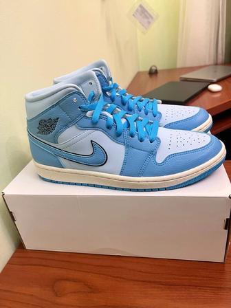 Air Jordan Mid, Ice Blue, 42 размер из Англии