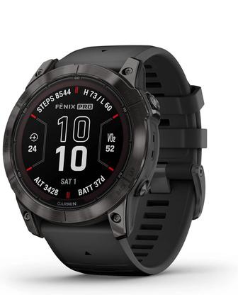 Спортивные смарт часы Garmin Fenix 7X Pro Sapphire Solar