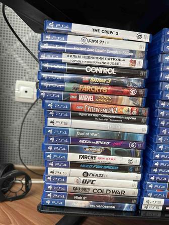 Диски на PS4 и PS5 цены в описании
