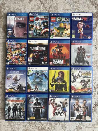 Диски на PS4 и PS5 цены в описании