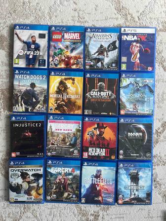 Диски на PS4 и PS5 цены в описании
