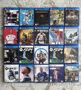 Диски на PS4 и PS5 цены в описании