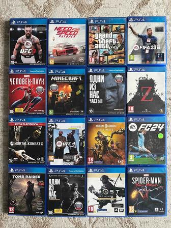 Диски PS4 и PS5 цены в описании