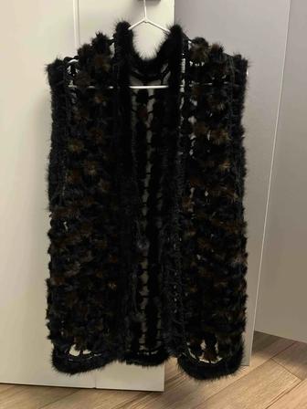 Норковая меховая безрукавка