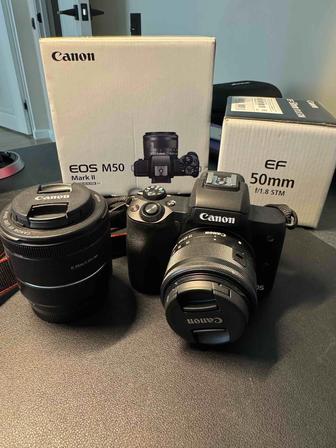 Canon EOS M50 Mark 2 Canon EF 50mm f/1.8 STM