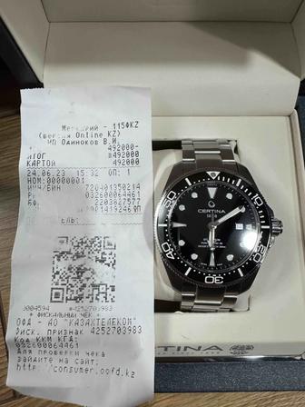 Продам оригинальные часы Certina DS Action Diver 300M в отличном состоянии