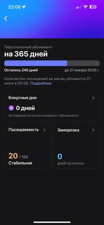 продам абонемент 1fit ван фит