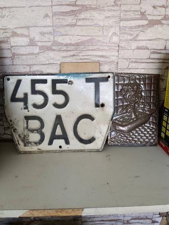 Авто ретро номер СССР винтаж