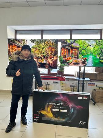 Кронштейн в подарок и доставка! Телевизоры Smasung LG Smart Tv 4K