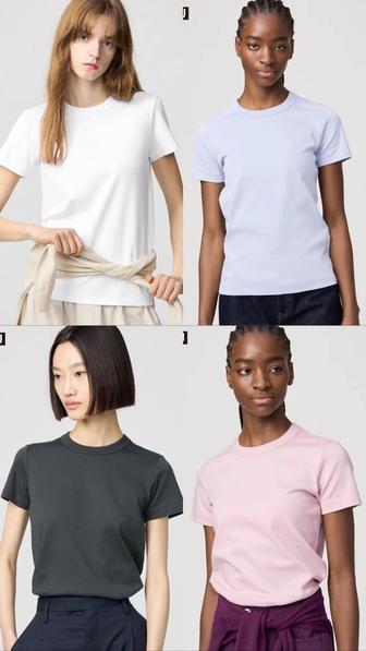 В наличии базовые футболки UNIQLO
 100% хлопок
 Размеры S, M, L, XL