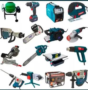 Аренда шуруповерт перфоратор генератор