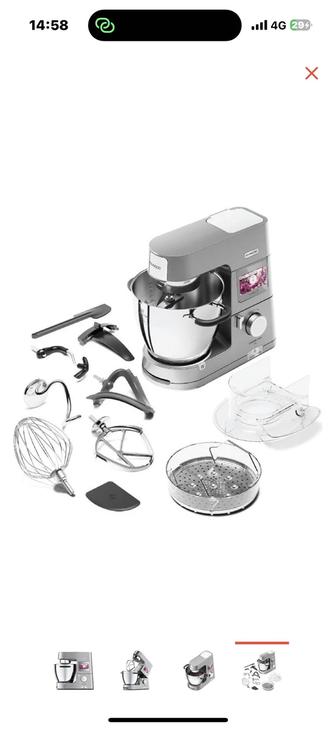 Кухонный комбайн KENWOOD KCL95.004SI Cooking Chef XL серебристый