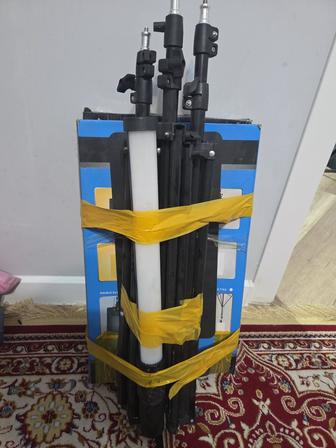 Набор студийного света RGB панель PM-48 LED Меч 3 Стойки