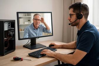 Удалённое обслуживание ремонт компьютеров, ноутбуков, принтеров