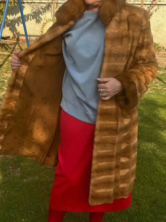 Пальто меховое норковое