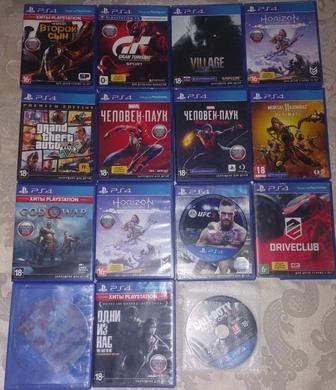 Диски игры Sony PlayStation GTA 5, Spider man, Mortal Kombat, Паук