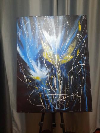 Цветочное сияние. Абстракция. картина.