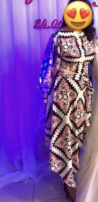 Платье Шелковое стиль Валентино