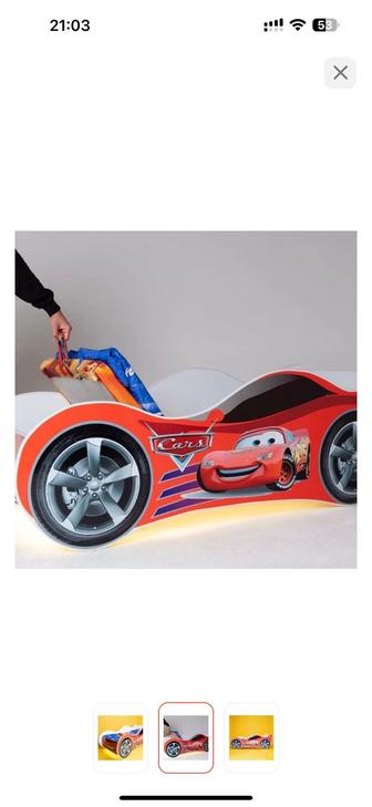 Продам детский кровать машинка