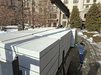 Газоблок автоклавный (заводской). Геометрия идеальная. Рассрочка.