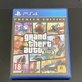 Диск GTA 5 Premium Edition на PlayStation 4 / PS4 / ГТА 5 Плейстейшен