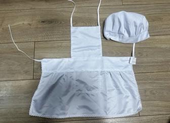 Фартук и колпачек (костюм поваренка)