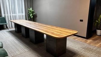 Большой стильный стол для гостиной / холла / зала и кухонный стол