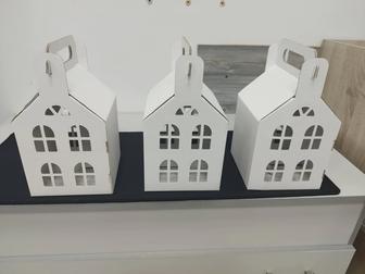 Картонные домики для подарков