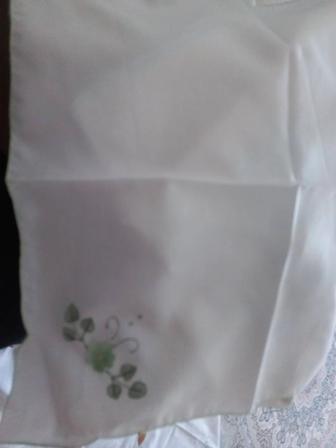 Скатерть и салфетки шелк.