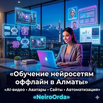 Курсы нейросетей оффлайн в Алматы и онлайн по КЗ