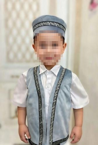 Национальная жилетка и тюбетейка на 1 класс 6-7 лет