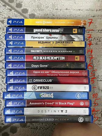 Продам игры на Playstation 4 playstation 5