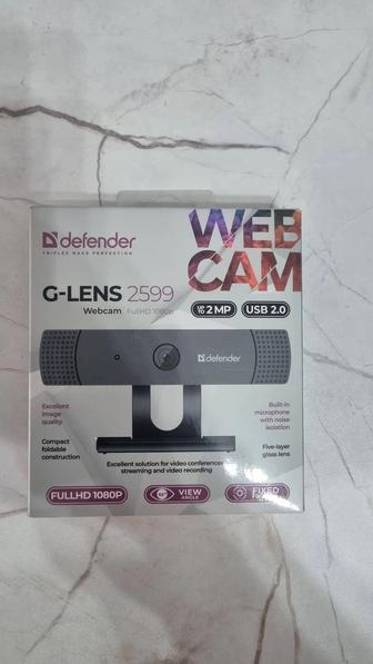 Оригинальная веб камера Defender 2599 Full HD сенсор 2MP новая