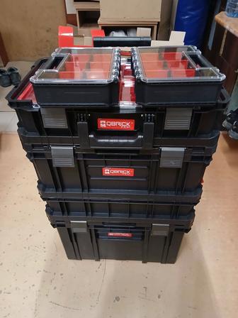 Patrol ящик-тележка Qbrick System Promo Set 6 в 1 52.6x38x115 см черный