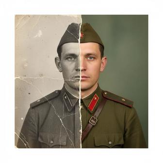 Оживление и реставрация старых фотографий