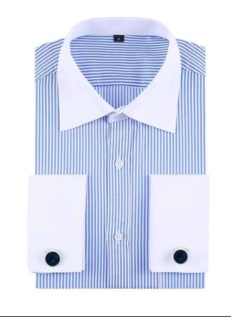 Продаю сорочку контрасную синий!размер 2XL