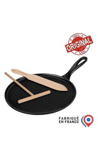 Сковорода блинная LE CREUSET France Black 27 см, чугун (новая в коробке)