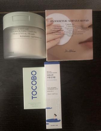 Уходовая косметика - пэды, спф, спф- стик