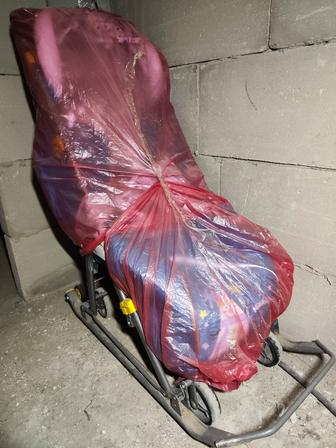 Продам санки Ника на колесах