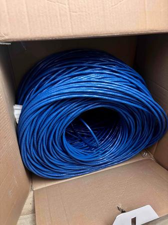 UTP кабель медь Cat 6 продаю бухту / отрезы, медный, новый