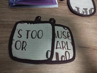 Прихватки для духовки и кастрюль