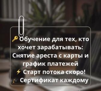 Обучение снятию ареста, постановка на график