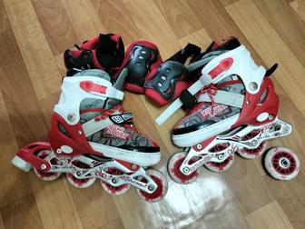 Коньки роликовые, раздвижные с 35-39р