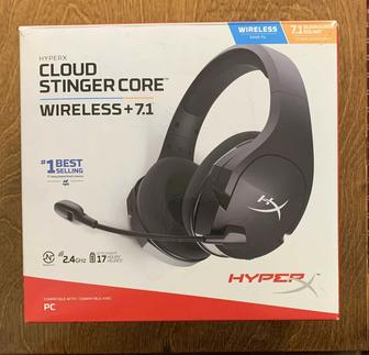 Наушники HyperX Cloud Stinger Core Wireless 7.1, в отличном состоянии