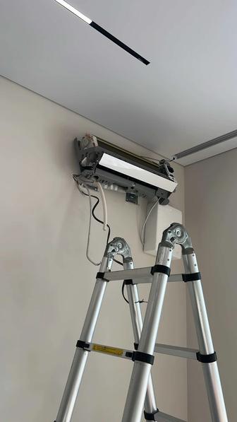 установка кондиционера 1и 2 этап, качественно