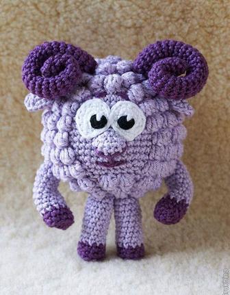 Вязанные игрушки крючком.Смешарики.