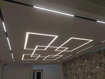 Натяжные потолки и монтаж гипсокартона