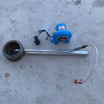 Горелка на отработке для бани, гаража