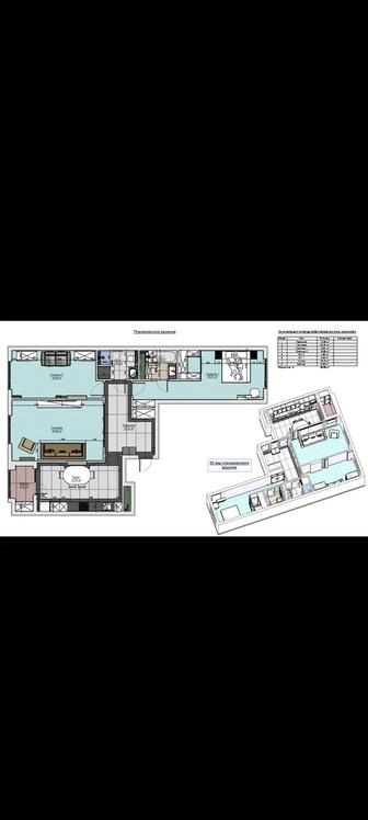 Разработка рабочего проекта чертежей в Revit для ремонта и строительства.