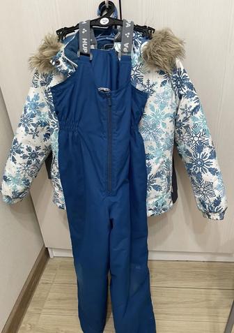 Зимний пуховик с комбинезоном